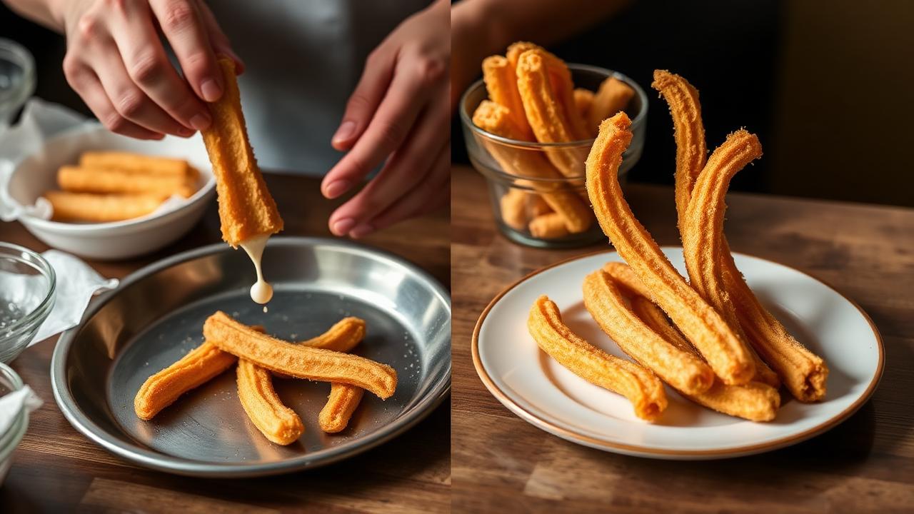 Producing Fish Bone Churros